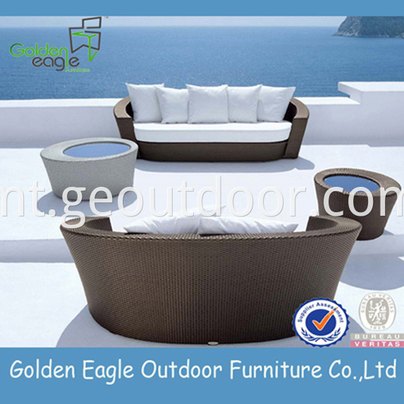 PE Wicker Garden Sofa Furniture